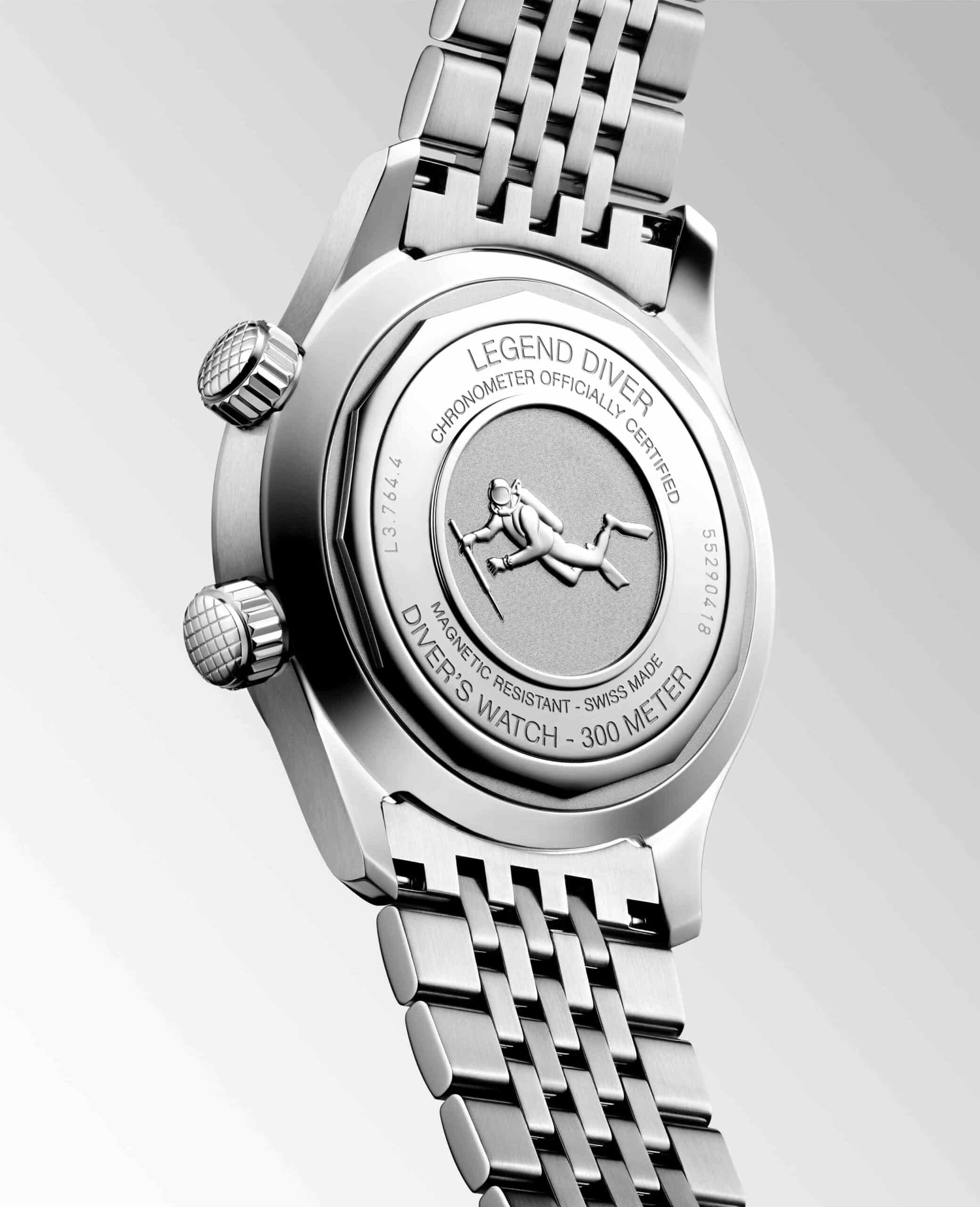 Longines Legend Diver L3.764.4.16.6 back