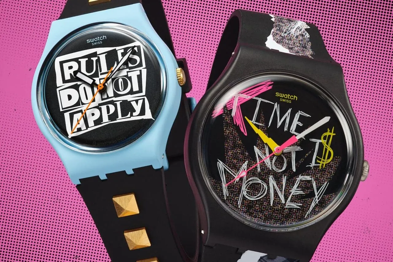 VIDEOS: El punk vive en colección NO RULES de Swatch